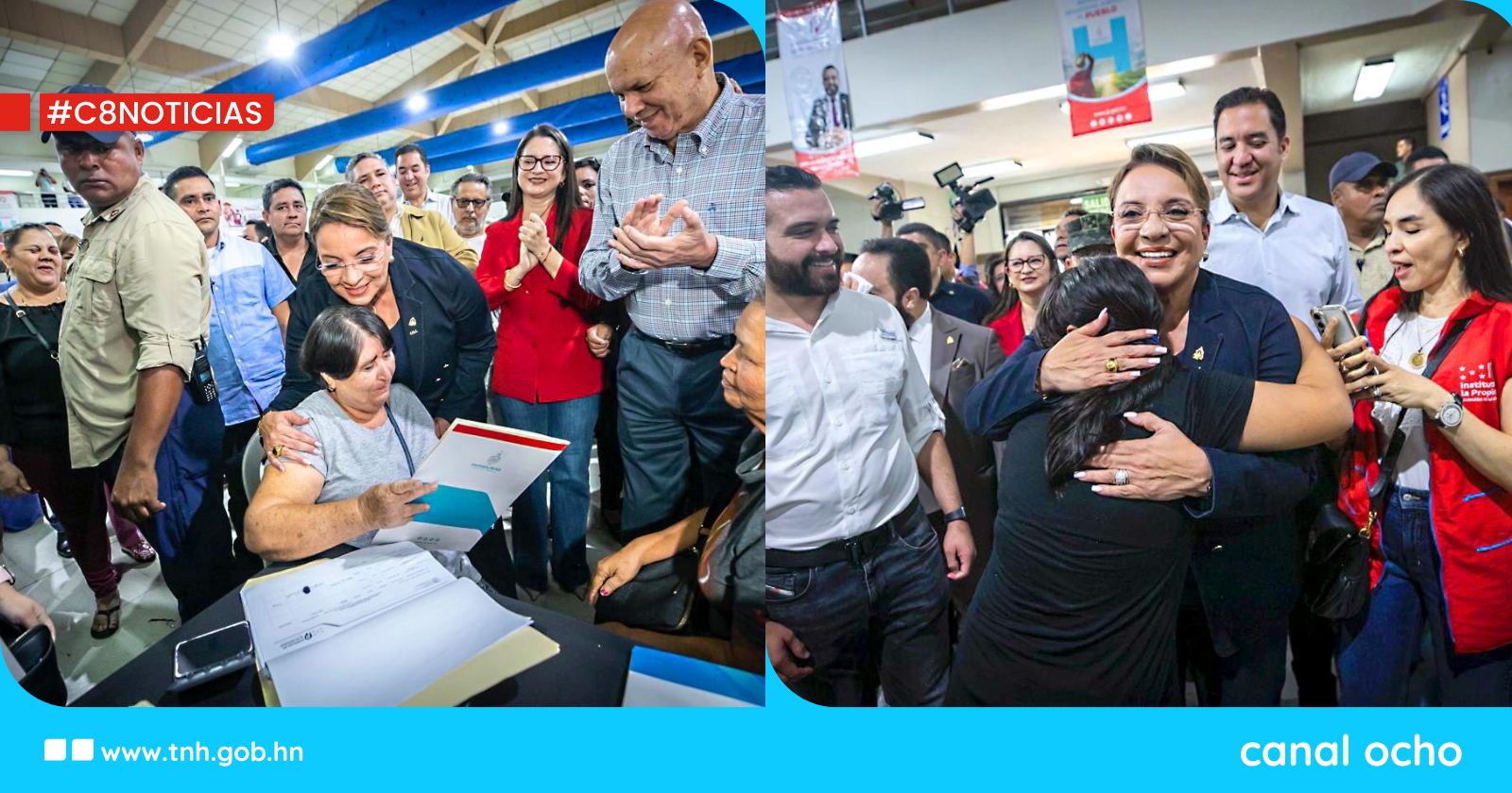 Gobierno de Honduras entrega 3,500 títulos de propiedad en San Pedro Sula