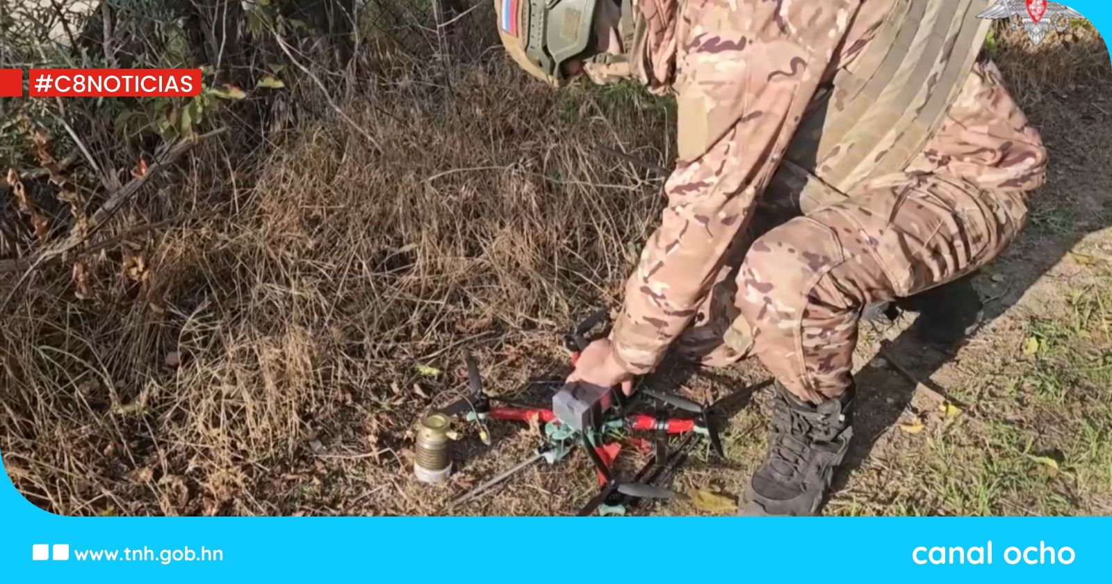 VIDEO: Drones rusos eliminan objetivos enemigos tanto en aire y en tierra